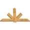 Ekena Millwork Kennewick Rough Sawn Timber Gable Bracket, Western Red Cedar, 60"W x 40"H x 2"D x 6"F, 16/12 Pitch GBW060X40X0206KEN00RWR - alternate 2